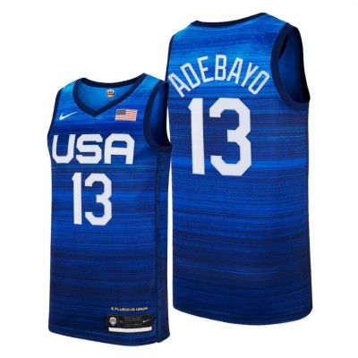 Youth Nike Bam Adebayo Navy USA Basketball 2020 Summer Olympics Player Jersey